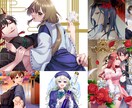 カラー/モノクロ/ミニキャラなどイラスト作成します アイコン・立ち絵などご要望をお伺いします！ イメージ1