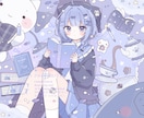 ふんわり淡色イラストを制作します やわらかな色味で活動を彩ります！動画制作にも対応可能です⟡. イメージ4