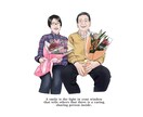 お写真を元にイラストを描かせていただきます 素敵なお写真での思い出をイラストに残します** イメージ4