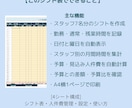 店舗向けシフト表・人件費管理表を販売します 入力は予算と勤務時間だけ｜人時・人件費を自動集計 イメージ2