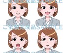 シンプルで使いやすいアイコンをお描きします 基本料金のみで表情を4点も選べちゃうお得なセットです！ イメージ8