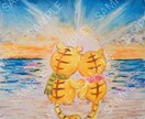 手描きの優しい色合いでペット•動物をお描きします 写実的ではなく雰囲気を大切にしたイメージ画です イメージ3
