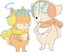 イラストを作製します グッズ/SNSアイコン/背景/WEBサイト/出版物等に！ イメージ4