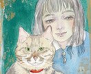 アナログ画材でSNSアイコン描きます アイコンも個性派志向のあなたへ耽美系アナログイラスト イメージ3