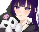 可愛い女の子全力で描きます SNSアイコン、推しイラスト、一枚絵描きます！修正無限♾️ イメージ1