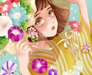 心ときめく和風・着物イラストを丁寧に制作します 世界観を大切にした和風・着物表現 イメージ1