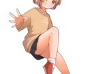 ポップで可愛い立ち絵描きます ポップ可愛い印象の立ち絵イラストを制作します！ イメージ4