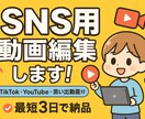 動画編集します SNSやYouTube向け動画をカット・編集します イメージ1