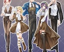 厚塗り風　ゲーム・TRPG立ち絵 制作致します 日常からファンタジーまで　柔らかい質感の立ち絵制作致します！ イメージ5