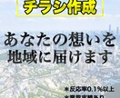 捨てられない”確実に”見たくなる集客チラシ作ります 美容院・福祉事業・物販会社など実績あり、本格派コピーライター イメージ1