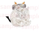 かわいい動物を描きます 動物、キャラクター等、ふんわり イメージ2