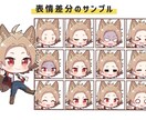 VTuber向けぷにぷにミニキャラ描きます 個人VTuberさんの配信やアイコンに使用できます！ イメージ5