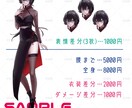 すこしリアルめの立ち絵を描きます 短期納品！ちょっとリアルめ画風 イメージ2