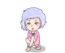 ぷにっとした全身イラスト描きます SNSなどのアイコンにいかがでしょうか♡ イメージ1