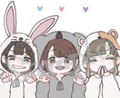 商用利用可 SNS用デフォルメアイコン制作します らくがきのようなゆるいイラストを描きます!! イメージ1