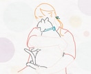 お写真からお顔のないゆるイラスト！お作りします 画質問わず！思い出のお写真をイラストにします♪ イメージ9