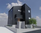 お打合せに適した3D外観パースを建築士が制作します ★住宅規模~大規模建築まで全対応★インボイス対応★ イメージ4