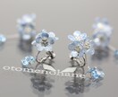 好きなお花のアクセサリーを制作します ピアス、イヤリング、ブローチなど、お好きなアクセサリーに。 イメージ2