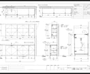 造作家具,詳細図面を作図します 工事や製作で必要な家具詳細図をCADで作図致します。 イメージ7