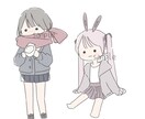 ゆるふわのかわいいイラスト描きます SNSアイコン・ヘッダー・動画等自由にお使い頂けます イメージ2
