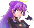 アイコン絵描きます 美少女×グリッチアート！かわいい女の子描きます イメージ2