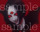 ダークな厚塗りイラスト！アイコン挿絵など描きます 地雷さんバンギャさん大歓迎！動画用イラストやアイコンなど！ イメージ5