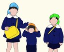 韓国風イラストを描きます 韓国風の雰囲気でアイコンやカップルのお揃い待ち受けも出来ます イメージ2