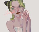 アイコン等にご利用頂けるイラストの作成をします あなたの理想に沿った''強い女の子''のイラストを イメージ2