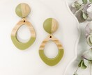 大ぶりオーダーピアス、イヤリング作ります あなたの日常を彩るひとしなを、付けるを諦めない！ イメージ7