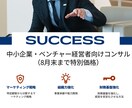 中小・ベンチャー経営者ご相談のります 一部上場企業・部門長が人事・マーケティング・財務の相談対応 イメージ1