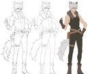 あなたのラフをキレイな線画にペン入れします ラフはあるけど線画が苦手な人へ｜塗りやすく清書します！ イメージ5