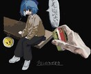厚塗りでイラスト描きます 暗い作風での厚塗りが得意です！ イメージ3