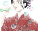 アイコンで使える可愛らしいイラストを描きます 送っていただいた人物写真に沿った可愛らしいイラストを描きます イメージ4