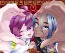歌ってみた・配信用の目を引く一枚絵イラスト描きます 可愛い・かっこいい・ダーク◎／VTuber・歌い手／商用OK イメージ1