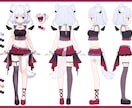 高可動域VTuber✨全工程制作します キャラデザ持ち込みやイラストのみモデリングのみもOK！ イメージ7