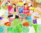 手描きの水彩イラスト描きます 生活感溢れる優しく懐かしいイラストが得意です イメージ8