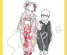 修正回数無制限！お写真を元にシンプルな線画描きます アイコン、お祝い、思い出、プレゼント、イラストで伝えよう♪ イメージ3