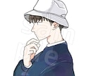 シンプル×クール×可愛い☺︎ 横顔アイコンかきます 商用イラスト・似顔絵対応可です。SNS運用におすすめꪔ̤̮ イメージ3