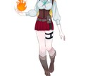 人物の1枚絵を低価格で描きます イラスト専門学校に通ってる学生が要望に沿ってお安く描きます！ イメージ2