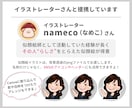自分で印刷可！印象に残る似顔絵名刺デザインします 自分で編集・印刷発注できる名刺｜Canva名刺作成｜両面制作 イメージ5