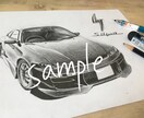 あなたの愛車を描きます 雰囲気のあるリアルな鉛筆画で愛車といつまでも♪ イメージ1