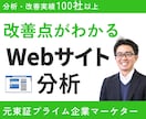 改善点がわかる！プロがサイト診断・分析します １０人以下の会社向け！自分で分析するノウハウもお伝えします イメージ1