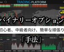 単純なバイナリー手法教えます 主に初心者から中級者序盤のかた向け、覚えやすく単純です イメージ1