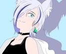 アニメ塗りタッチで可愛いアイコン描きます 表情違い＆目の動きのみアニメーションも別途追加できます！ イメージ3