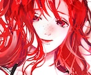 筆圧強めラフタッチ　優美な女性を描きます （スマホ指描きならではの儚さやあどけなさをお届け） イメージ4