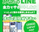 LINE公式アカウントのお悩み＠全力サポートします 【LINE公式アカウントでお悩みの方】全力でサポートします。 イメージ1