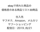 ebay輸出！価格差30商品vol1情報提供します 初心者必見！３０商品を参考にしてリサーチを効率化しませんか？ イメージ10