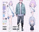 立ち絵を制作します TRPGやゲーム、動画のための立ち絵を制作いたします！ イメージ3