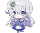 表情豊かで存在感のある二頭身ミニキャラ制作します グッズやワンポイントに！同人グッズ制作の経験あり！ イメージ6