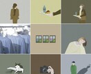 アナログ感の温かみのあるイラスト制作します 切り取って貼ったようなアナログ風なイラスト制作致します イメージ2